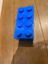 lego storage box 8 Stud Small Blue lunch box 20 cm long
