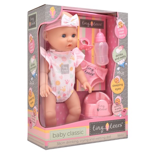 Tiny tears baby classic - tiny, 🍼