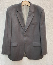 Ralph Lauren Mens Jacket Blazer L Gray Large 46 inch Chest Wool Macys Suit 