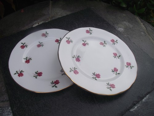 Vtg colclough pink rose bud - vtg,