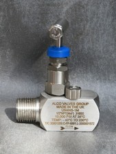 A GOOD QUALITY ALCO 1/2" NPT STAINLESS STEEL NEEDLE VALVE