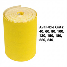 Sandpaper Sanding Roll Abrasive 80 100 120 150 180 240 Grit - 115mm Polishing 