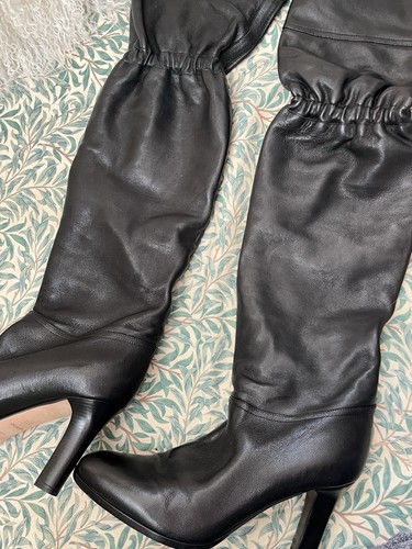 Jimmy choo thigh high black - thigh,