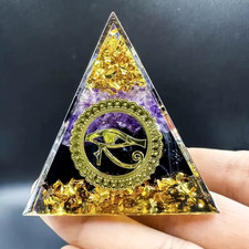 Orgone Amethyst Pyramid Eye of