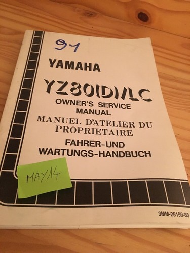 Yamaha yz80 1992 yz 80 - yamaha,