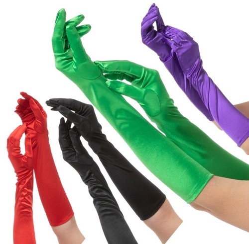 Halloween long gloves - long, fancy