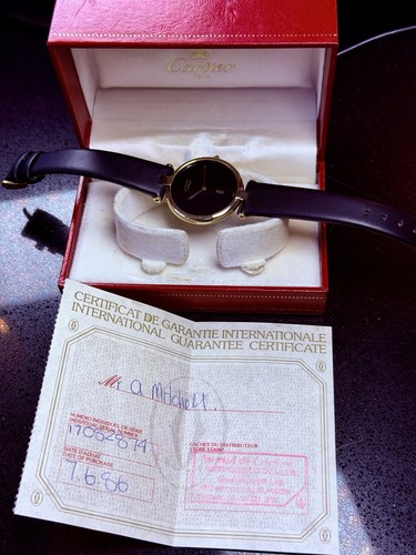 Cartier vendome lady watch - cartier,