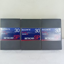 3 X Sony BCT-30Ma Metal Tape Betacam SP Boxed