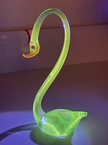 Vintage hand blown manganese - hand,