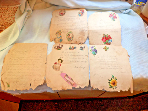 Antique victorian scrapbook - victorian,