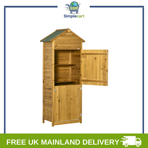 Wooden garden storage shed - garden,