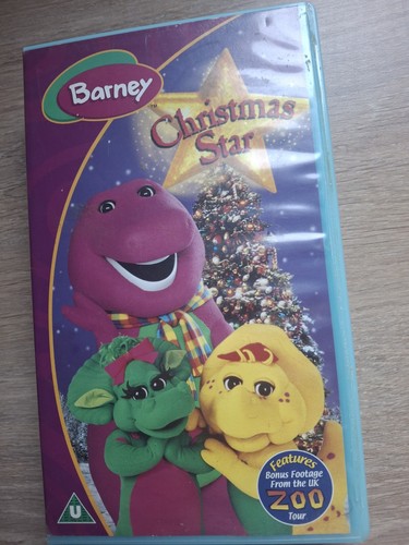 Barney christmas star vhs - star,