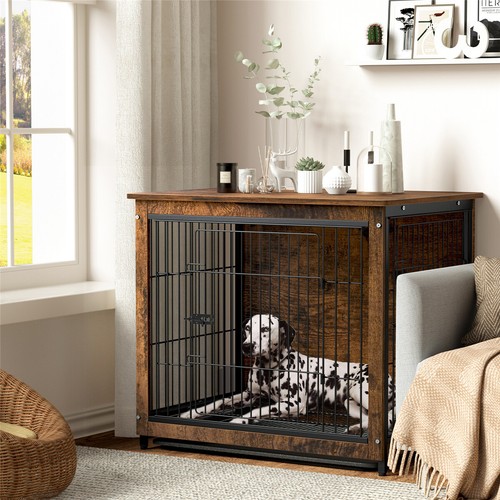Wooden dog crate - wooden, cage