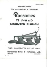 Ransomes TS54 A & D Mounted
