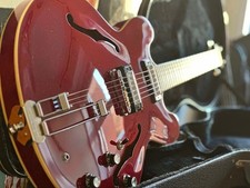 Epiphone 2001 Riviera Electric Guitar Cherry Finish Peerless Factory Korea w/ OH