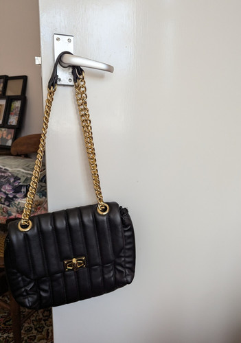 Primark black quilted faux - black,