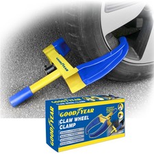 Goodyear Heavy Duty Car Wheel Clamp -Van/Caravan 2 Keys - Unbreakable Security
