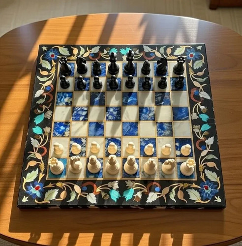 Handmade black marble inlay - handmade,