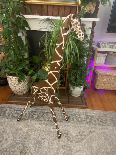 Vintage hand painted wooden - hand-painted,