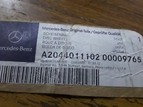 15inch genuine mercedes - x,