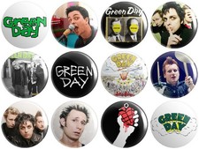 12 x Green Day BUTTON PIN