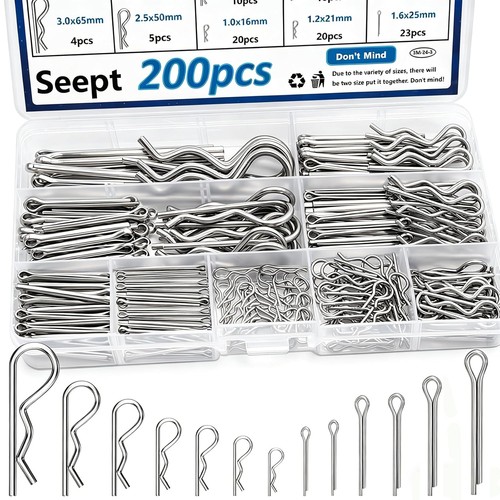 200pcs 304 stainless steel - 200pcs,