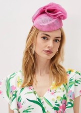 Phase Eight Soft Pleat Detail Pillbox  Fascinator Wedding Guest MOB Formal Races