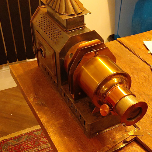 Vintage magic lantern - vintage,