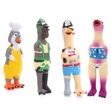 Screaming Dog Latex Squeaky Toy Interactive Dog Toy  for Small Medium Dogs