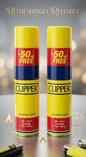 2pc clipper butane gas - 2pc,