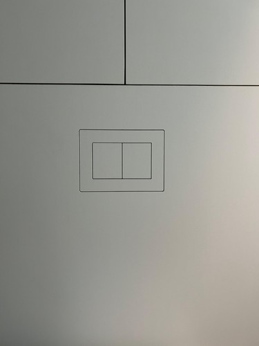Hidden flush button - , compatible