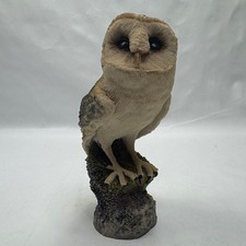 Arden Sculptures Barn Owl Figurine 022 Hand Painted Resin British Made