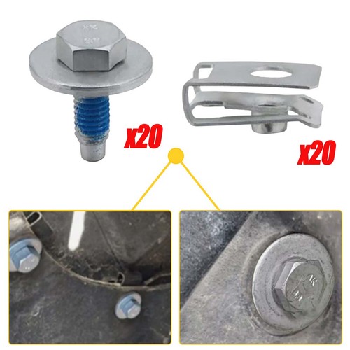 40x car body - bolts, &