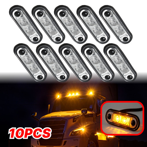 10x amber hella style led - 10x,