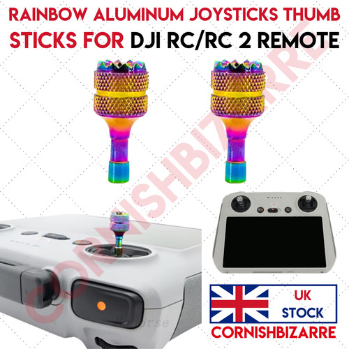 Rainbow aluminum joysticks - rainbow,