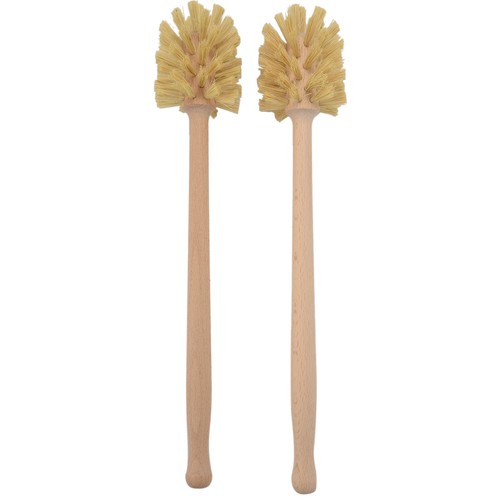 Toilet brush pack wood - brush,,
