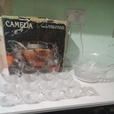Vintage Camelia 26 Piece Punch