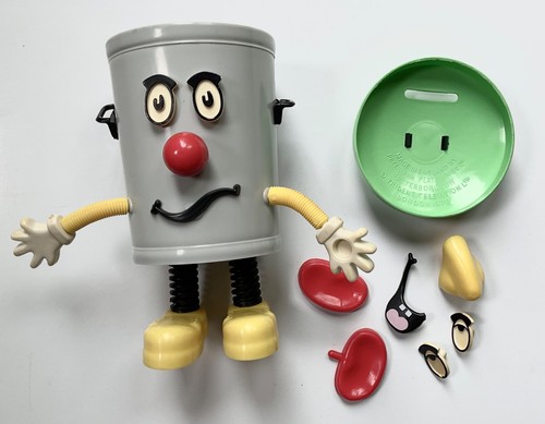 Vintage dusty bin money box - vintage,