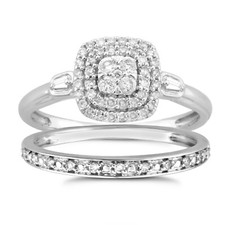 H Samuel 9 Carat White Gold