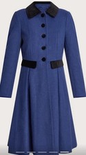 Monsoon Opera Coat Wool Blend