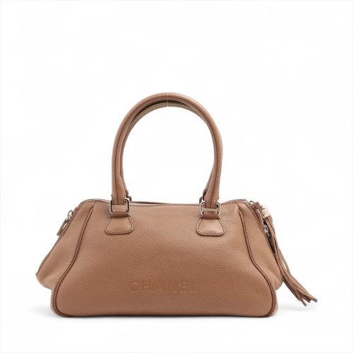 Chanel logo leather shoulder - chanel,