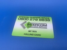 Phonecard Very Rare Intercom