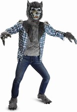  Child Unisex Blue Werewolf