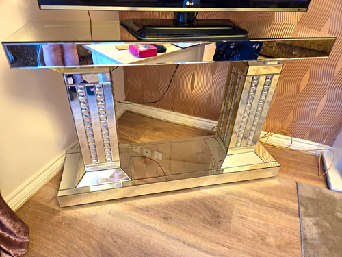 Mirrored console table - mirrored,