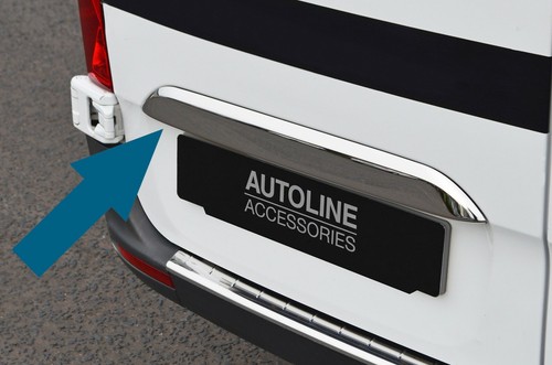 Chrome rear tailgate door - chrome,