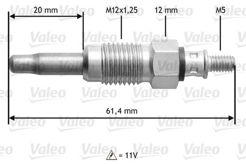 Fits valeo 345108 glow - valeo, plug