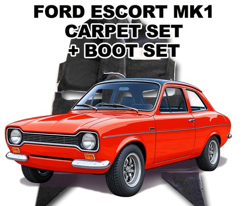 Ford escort mk1 carpet set - set, +