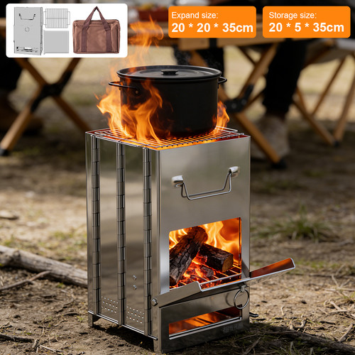 Portable wood burning - wood,