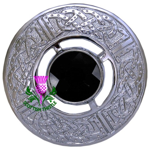 Scottish kilt fly plaid brooch - kilt,