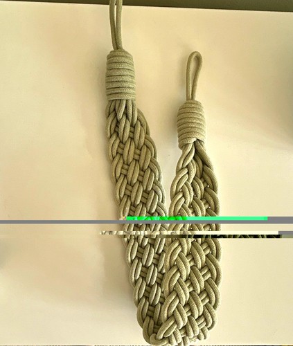 Single sage green - , curtain